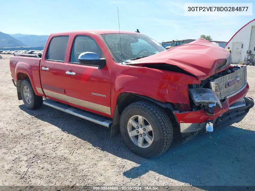 2013 GMC Sierra 1500 Sle VIN: 3GTP2VE78DG284877 Lot: 39848685