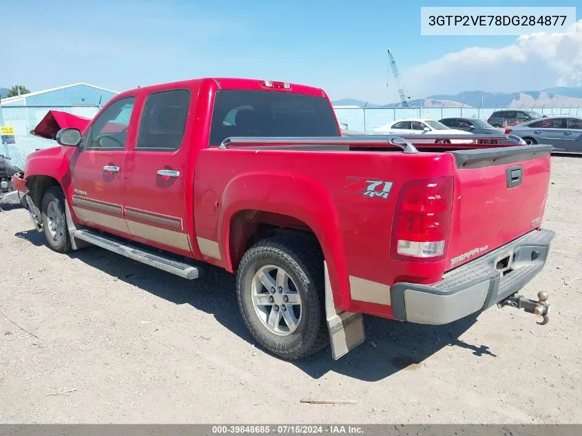 2013 GMC Sierra 1500 Sle VIN: 3GTP2VE78DG284877 Lot: 39848685