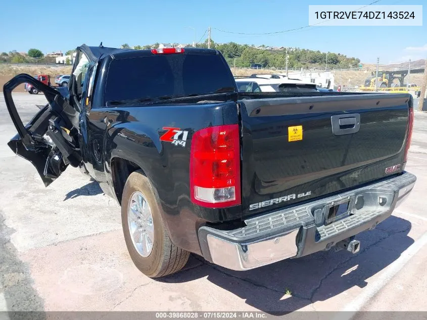 2013 GMC Sierra 1500 Sle VIN: 1GTR2VE74DZ143524 Lot: 39868028