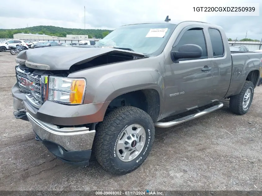 2013 GMC Sierra 2500Hd Sle VIN: 1GT220CGXDZ250939 Lot: 39869302