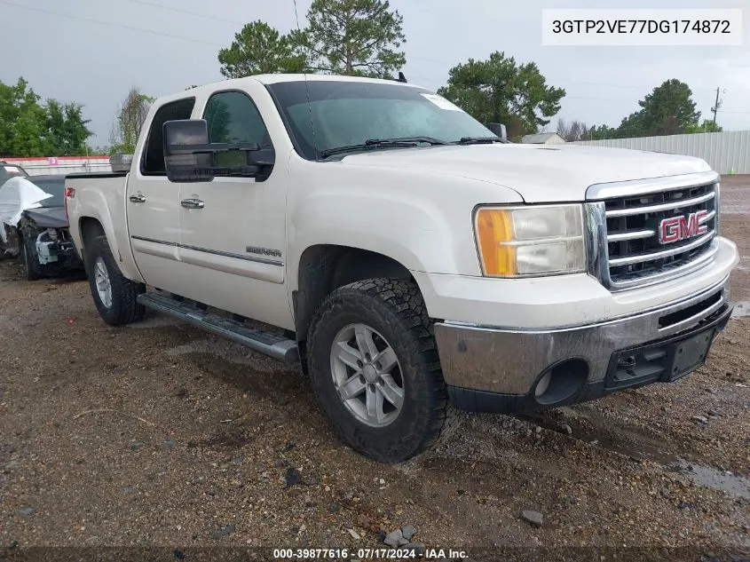 2013 GMC Sierra 1500 Sle VIN: 3GTP2VE77DG174872 Lot: 39877616