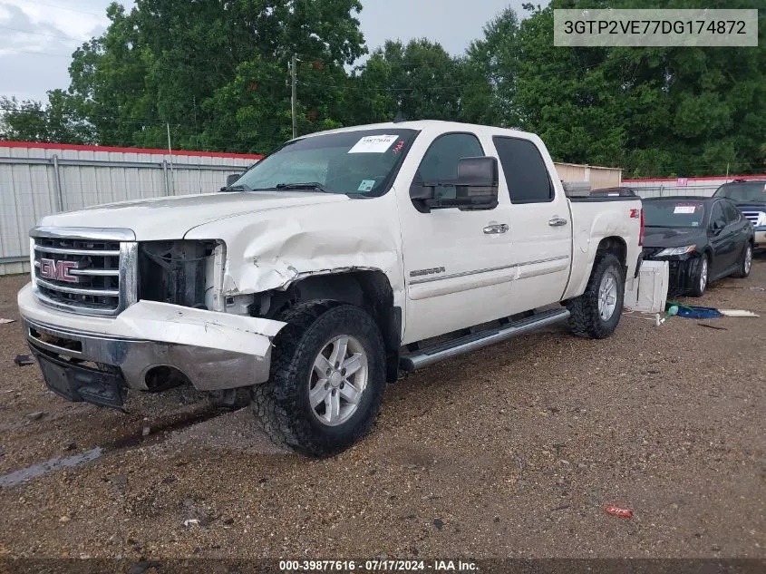 2013 GMC Sierra 1500 Sle VIN: 3GTP2VE77DG174872 Lot: 39877616