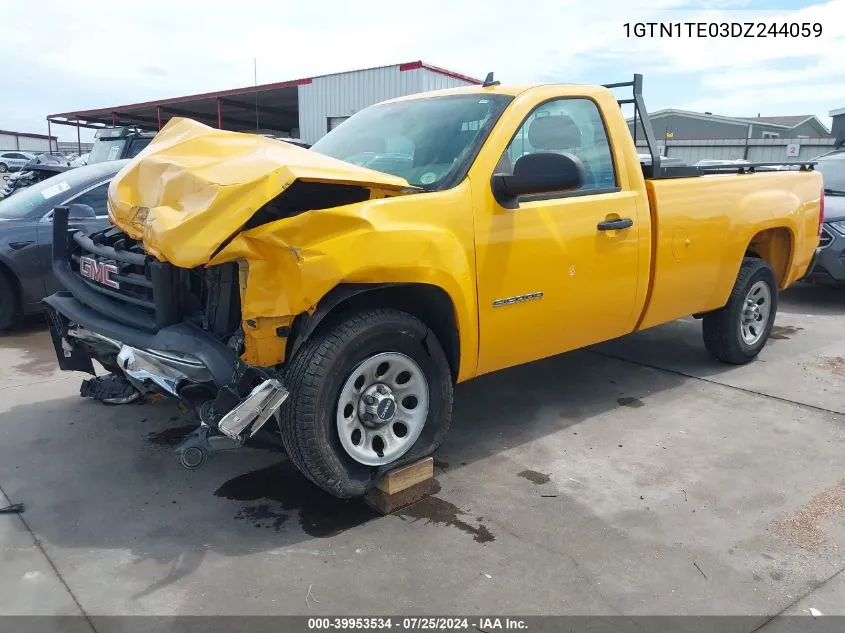 2013 GMC Sierra 1500 Work Truck VIN: 1GTN1TE03DZ244059 Lot: 39953534