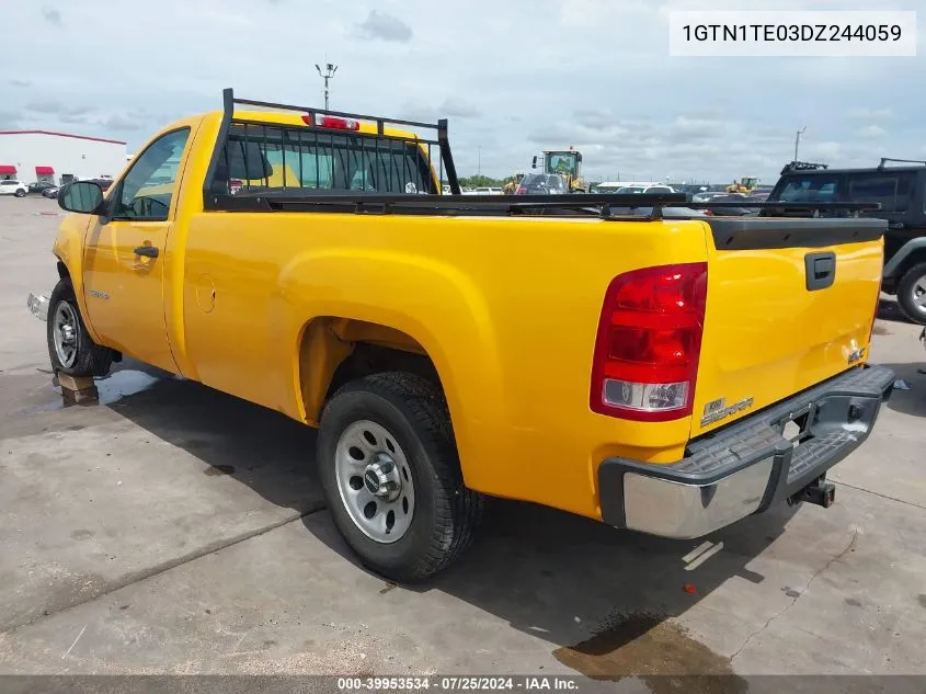 2013 GMC Sierra 1500 Work Truck VIN: 1GTN1TE03DZ244059 Lot: 39953534