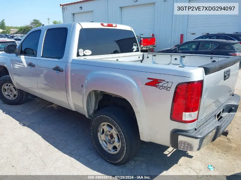 2013 GMC Sierra 1500 Sle VIN: 3GTP2VE7XDG294097 Lot: 39955972