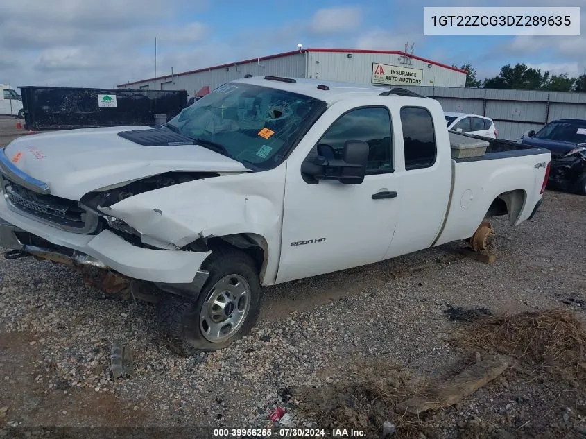 2013 GMC Sierra 2500Hd Work Truck VIN: 1GT22ZCG3DZ289635 Lot: 39956255