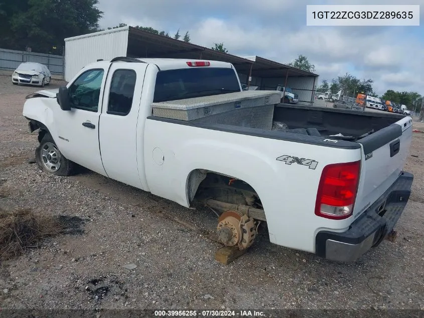 2013 GMC Sierra 2500Hd Work Truck VIN: 1GT22ZCG3DZ289635 Lot: 39956255