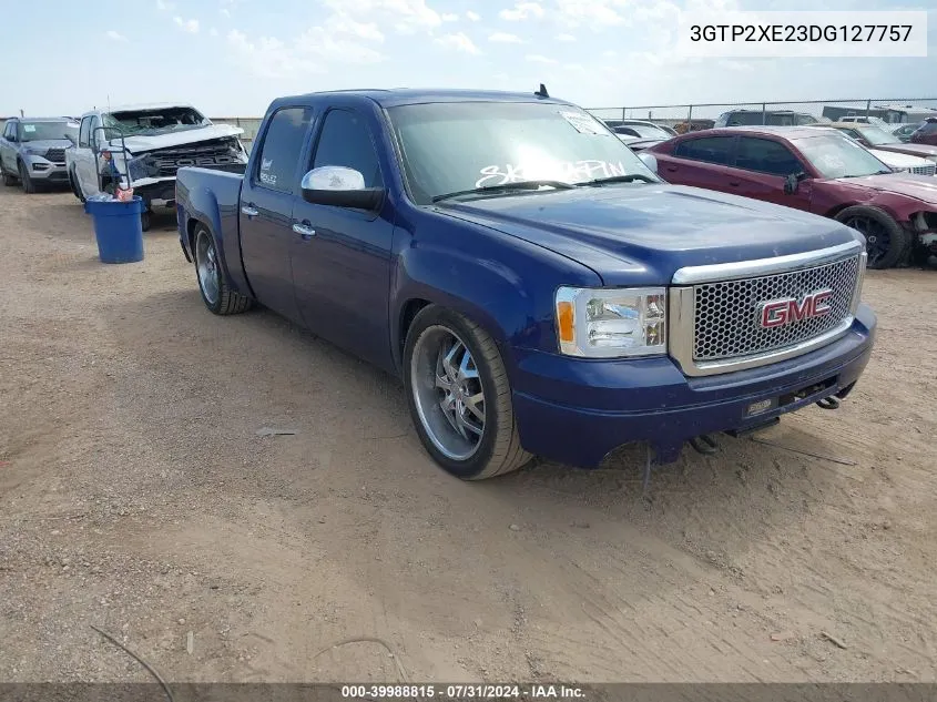 2013 GMC Sierra 1500 Denali VIN: 3GTP2XE23DG127757 Lot: 39988815