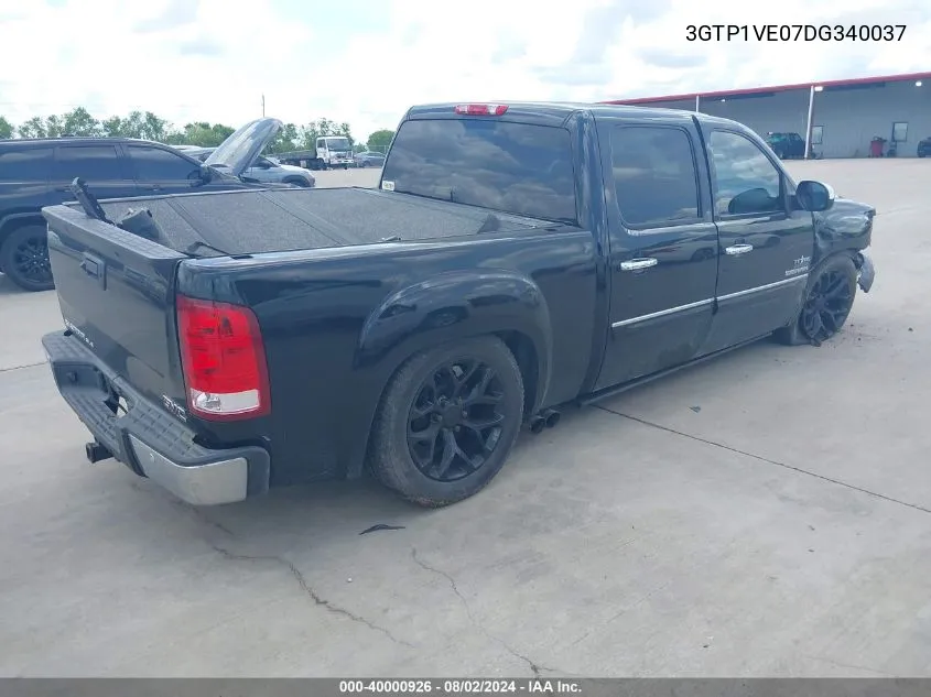 3GTP1VE07DG340037 2013 GMC Sierra 1500 Sle