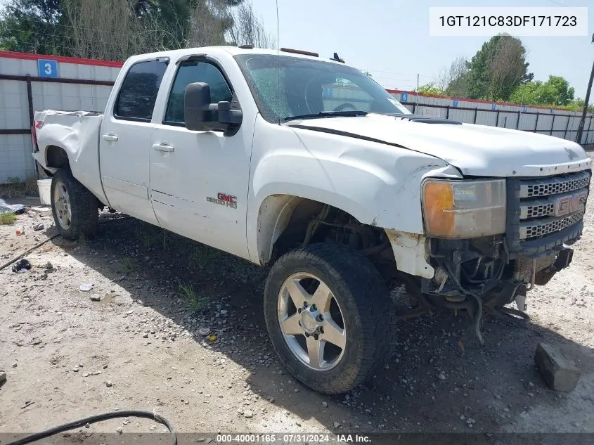 2013 GMC Sierra 2500Hd Slt VIN: 1GT121C83DF171723 Lot: 40001165