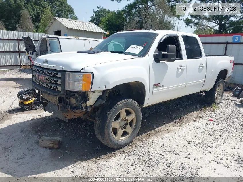 2013 GMC Sierra 2500Hd Slt VIN: 1GT121C83DF171723 Lot: 40001165