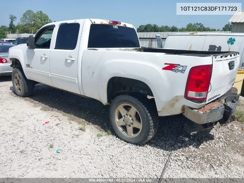 2013 GMC Sierra 2500Hd Slt VIN: 1GT121C83DF171723 Lot: 40001165