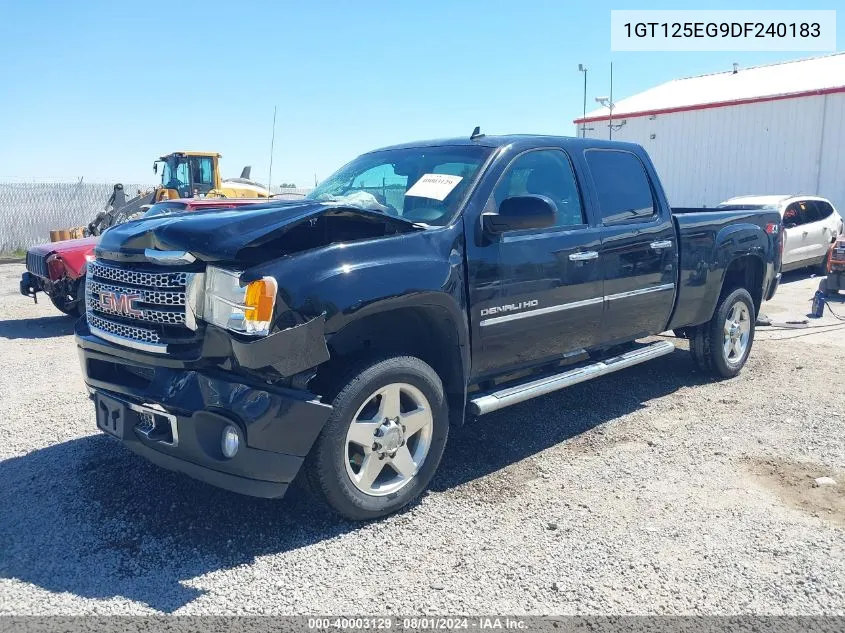 2013 GMC Sierra 2500Hd Denali VIN: 1GT125EG9DF240183 Lot: 40003129