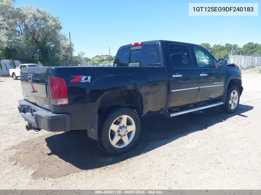 2013 GMC Sierra 2500Hd Denali VIN: 1GT125EG9DF240183 Lot: 40003129