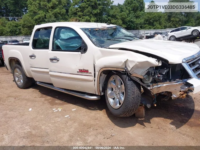 2013 GMC Sierra 1500 Sle VIN: 3GTP1VE03DG336485 Lot: 40042441