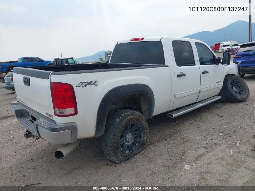 1GT120C80DF137247 2013 GMC Sierra 2500Hd Sle