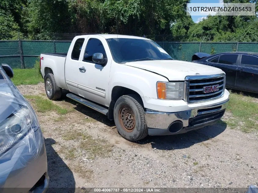 2013 GMC Sierra 1500 Slt VIN: 1GTR2WE76DZ405453 Lot: 40067787