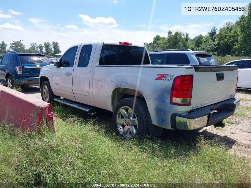 2013 GMC Sierra 1500 Slt VIN: 1GTR2WE76DZ405453 Lot: 40067787