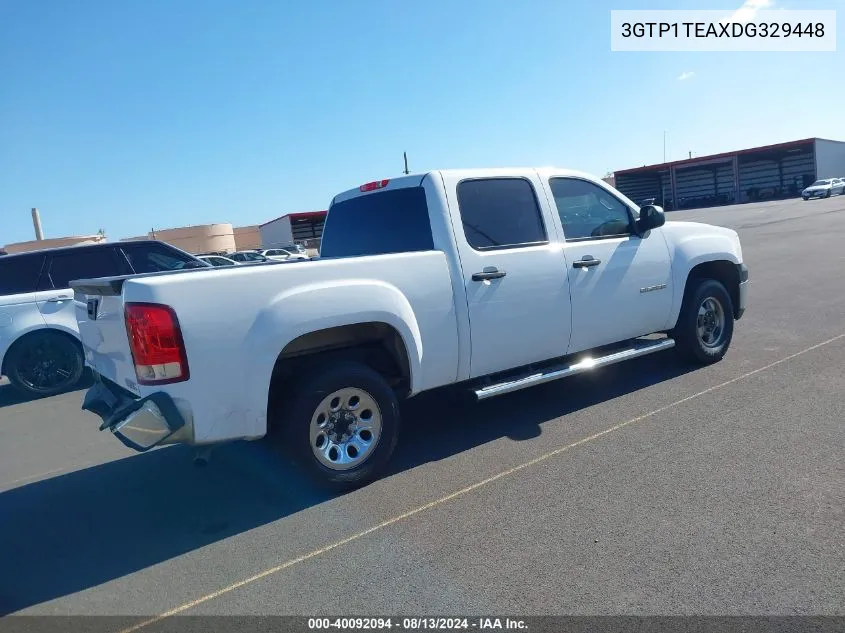 2013 GMC Sierra 1500 Work Truck VIN: 3GTP1TEAXDG329448 Lot: 40092094