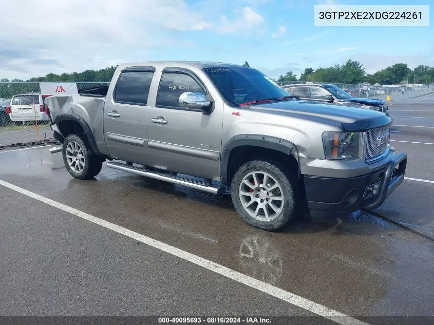 2013 GMC Sierra 1500 Denali VIN: 3GTP2XE2XDG224261 Lot: 40095693