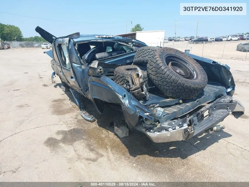 2013 GMC Sierra 1500 Sle VIN: 3GTP2VE76DG341920 Lot: 40110529