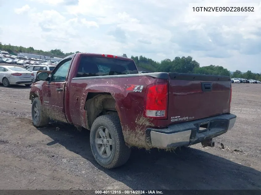 2013 GMC Sierra 1500 Sle VIN: 1GTN2VE09DZ286552 Lot: 40112915