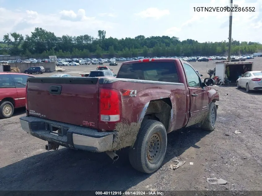 2013 GMC Sierra 1500 Sle VIN: 1GTN2VE09DZ286552 Lot: 40112915