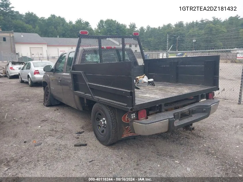 2013 GMC Sierra 1500 Work Truck VIN: 1GTR2TEA2DZ181432 Lot: 40118244