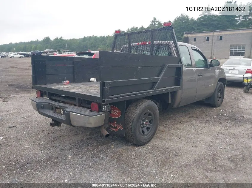 2013 GMC Sierra 1500 Work Truck VIN: 1GTR2TEA2DZ181432 Lot: 40118244