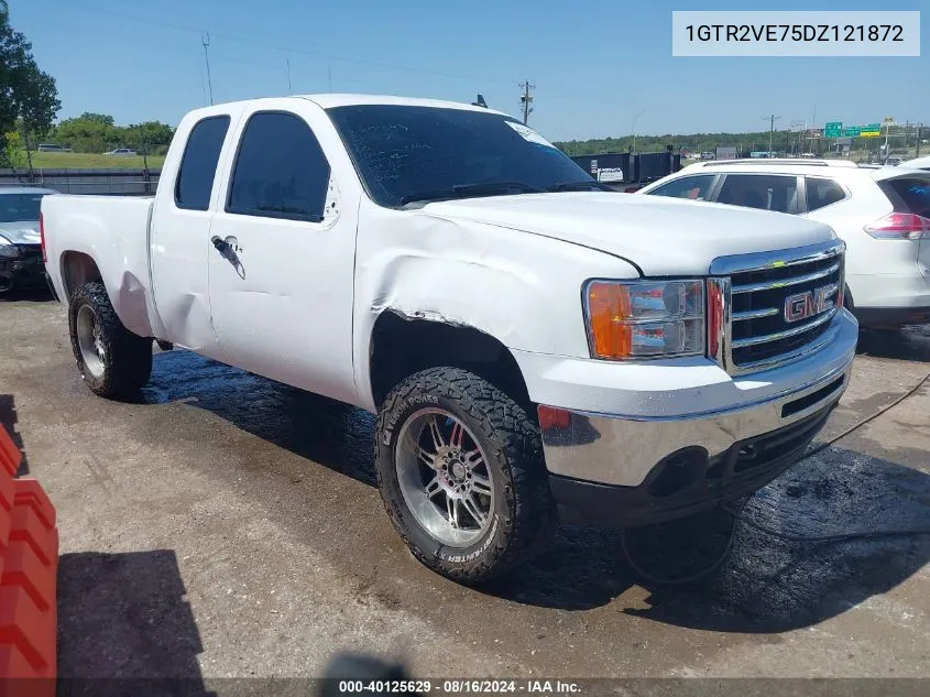 2013 GMC Sierra 1500 Sle VIN: 1GTR2VE75DZ121872 Lot: 40125629