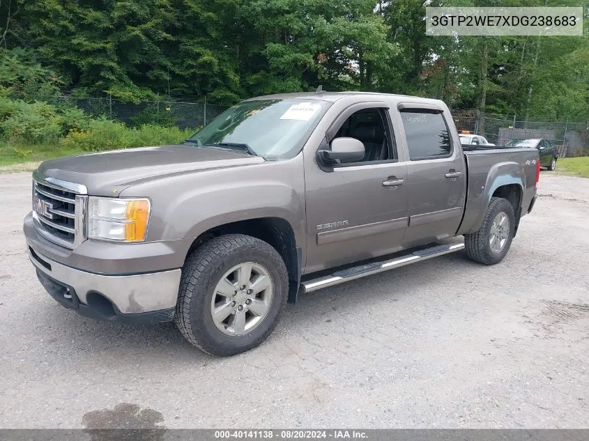 2013 GMC Sierra 1500 Slt VIN: 3GTP2WE7XDG238683 Lot: 40141138