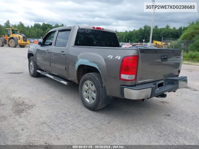 2013 GMC Sierra 1500 Slt VIN: 3GTP2WE7XDG238683 Lot: 40141138