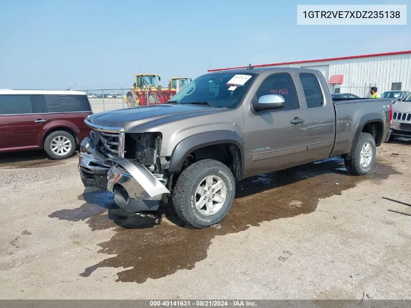 2013 GMC Sierra K1500 Sle VIN: 1GTR2VE7XDZ235138 Lot: 40141631