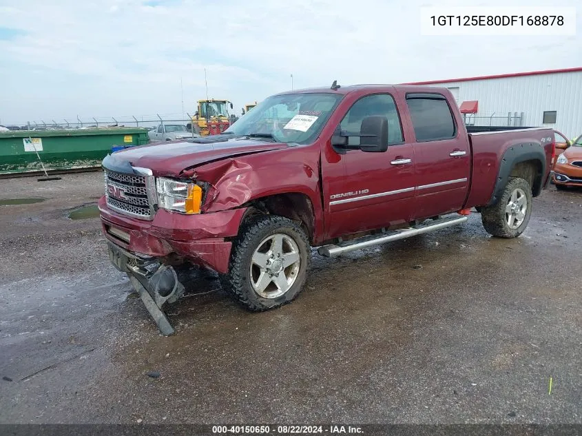 2013 GMC Sierra 2500Hd Denali VIN: 1GT125E80DF168878 Lot: 40150650