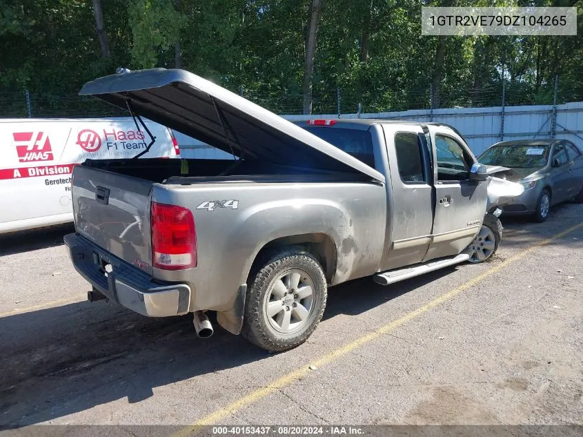 2013 GMC Sierra 1500 Sle VIN: 1GTR2VE79DZ104265 Lot: 40153437