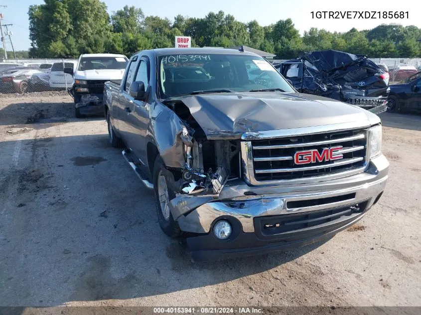 2013 GMC Sierra 1500 K1500 Sle VIN: 1GTR2VE7XDZ185681 Lot: 40153941