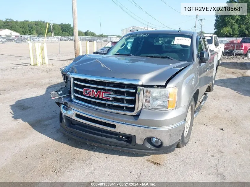 2013 GMC Sierra 1500 K1500 Sle VIN: 1GTR2VE7XDZ185681 Lot: 40153941