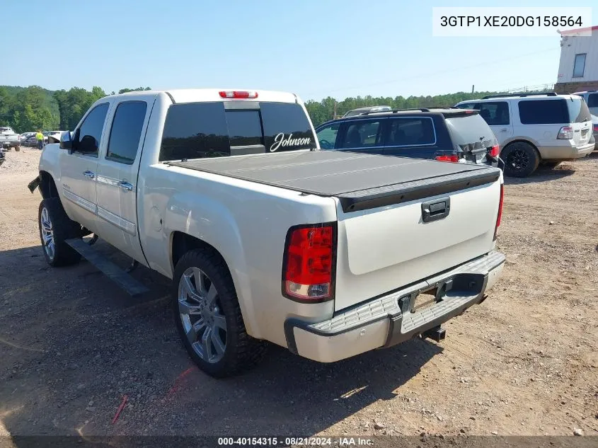 2013 GMC Sierra C1500 Denali VIN: 3GTP1XE20DG158564 Lot: 40154315