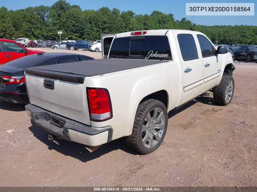 2013 GMC Sierra C1500 Denali VIN: 3GTP1XE20DG158564 Lot: 40154315