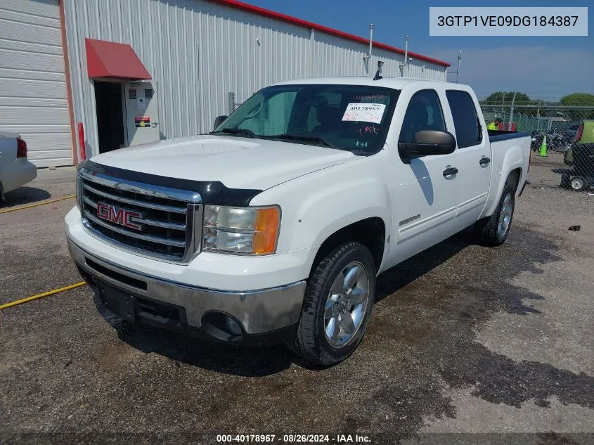 2013 GMC Sierra 1500 Sle VIN: 3GTP1VE09DG184387 Lot: 40178957