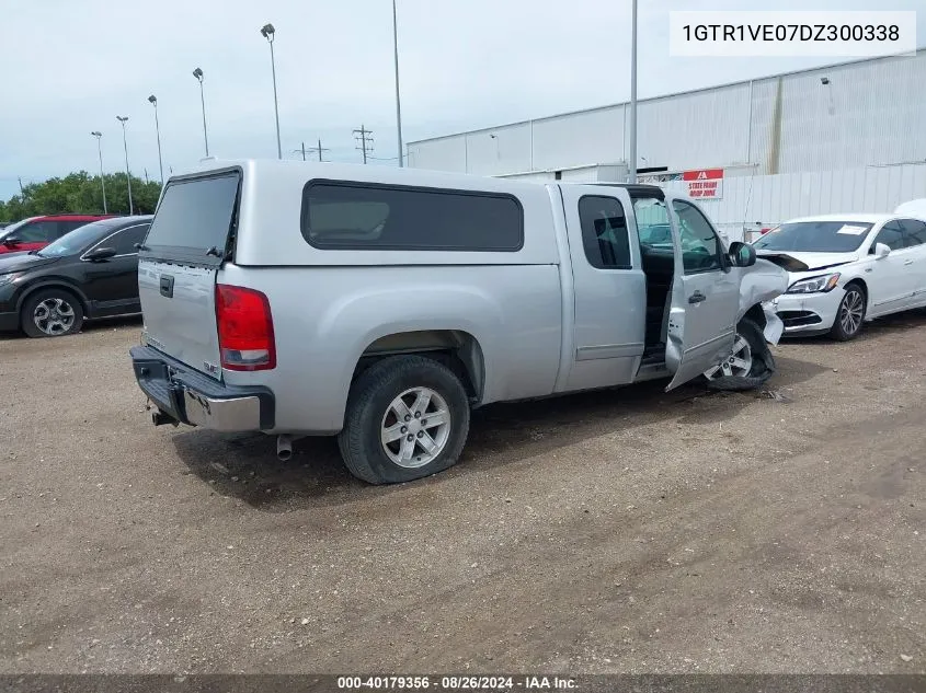 2013 GMC Sierra 1500 Sle VIN: 1GTR1VE07DZ300338 Lot: 40179356