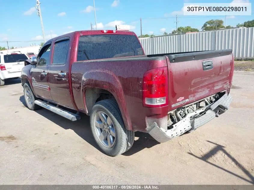 2013 GMC Sierra 1500 Sle VIN: 3GTP1VE08DG298011 Lot: 40186317