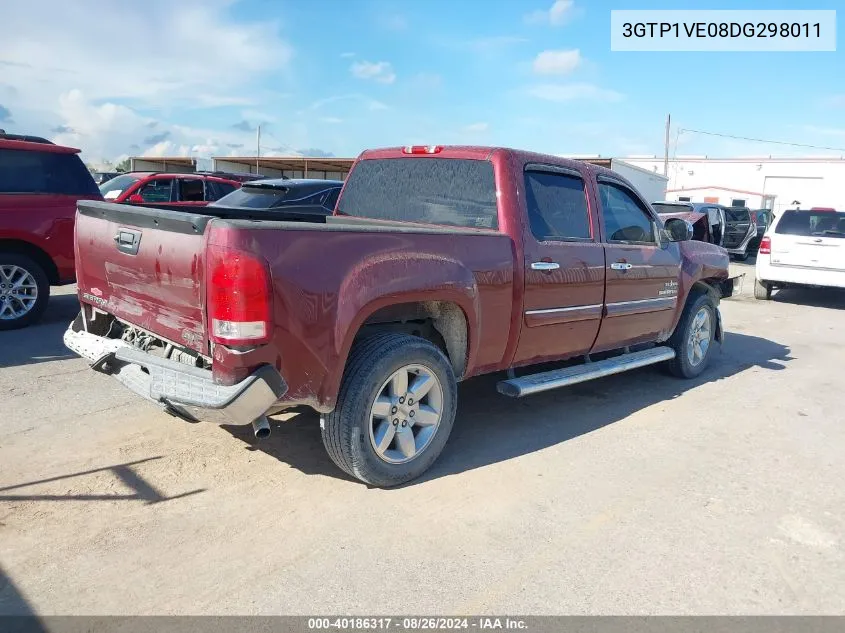 3GTP1VE08DG298011 2013 GMC Sierra 1500 Sle