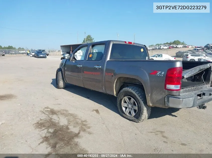 2013 GMC Sierra 1500 Sle VIN: 3GTP2VE72DG223279 Lot: 40193203