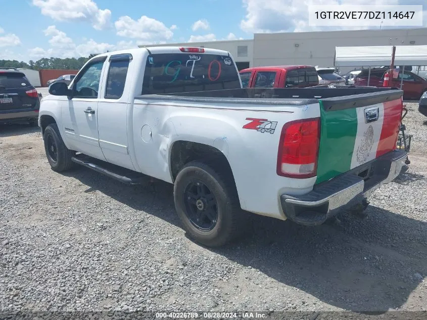 2013 GMC Sierra 1500 Sle VIN: 1GTR2VE77DZ114647 Lot: 40226789