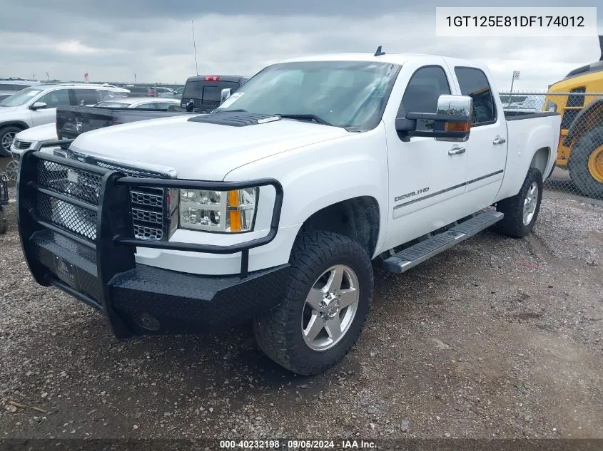 1GT125E81DF174012 2013 GMC Sierra 2500Hd K2500 Denali