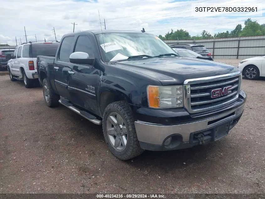 2013 GMC Sierra 1500 Sle VIN: 3GTP2VE78DG332961 Lot: 40234235