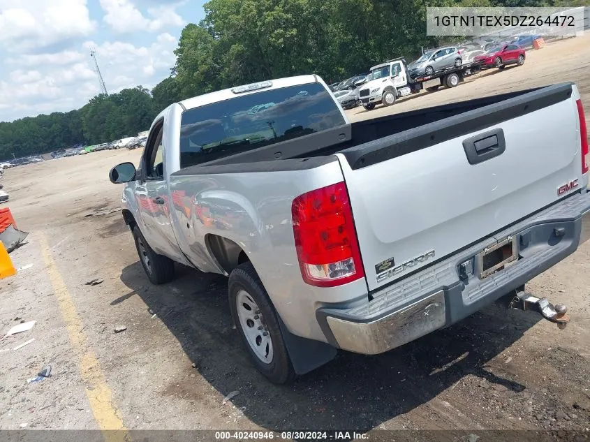 1GTN1TEX5DZ264472 2013 GMC Sierra 1500 Work Truck