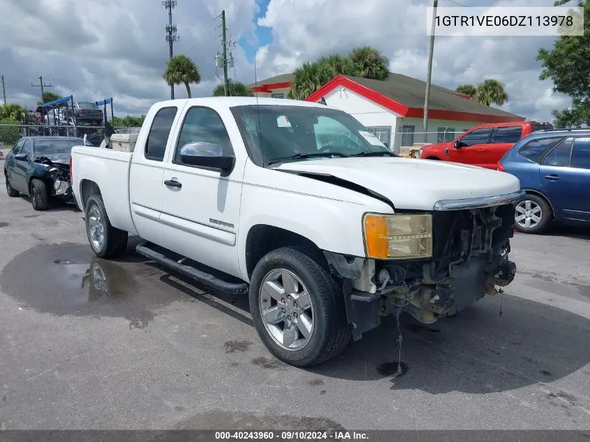 2013 GMC Sierra 1500 C1500 Sle VIN: 1GTR1VE06DZ113978 Lot: 40243960