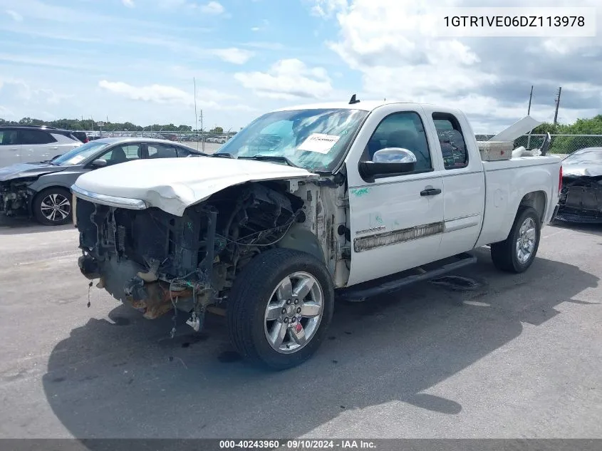 2013 GMC Sierra 1500 C1500 Sle VIN: 1GTR1VE06DZ113978 Lot: 40243960